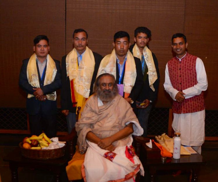 .<a href="/ArtofLiving/">The Art of Living</a> has been working with the Dimasa National Liberation Army DNLA to lay down their arms &amp; join the mainstream. A huge milestone was achieved today as the DNLA signed a peace agreement with the Government of Assam. <a href="/PIBHomeAffairs/">PIB - Ministry of Home Affairs</a>