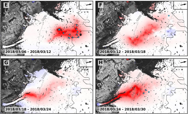 ☀️Summer meltwater lakes💦 atop Greenland glaciers can drain down cracks in the ice and trigger changes in the speed that glaciers flow months or even years later, say researchers in a #AGUpubs paper. 
Read the #openaccess paper: fal.cn/3xMoT
