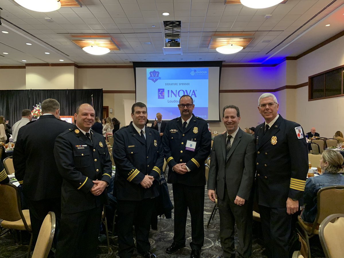 LoudounFire's tweet photo. Today we joined @LoudounChamber along with regional public safety partners to recognize first responders and citizens at the 38th Annual Valor Awards Ceremony. Thank you for demonstrating courage, professionalism and compassion in your heroic actions.  @Chief600KJ @IAFF3756 https://t.co/7sXv0MM5D4