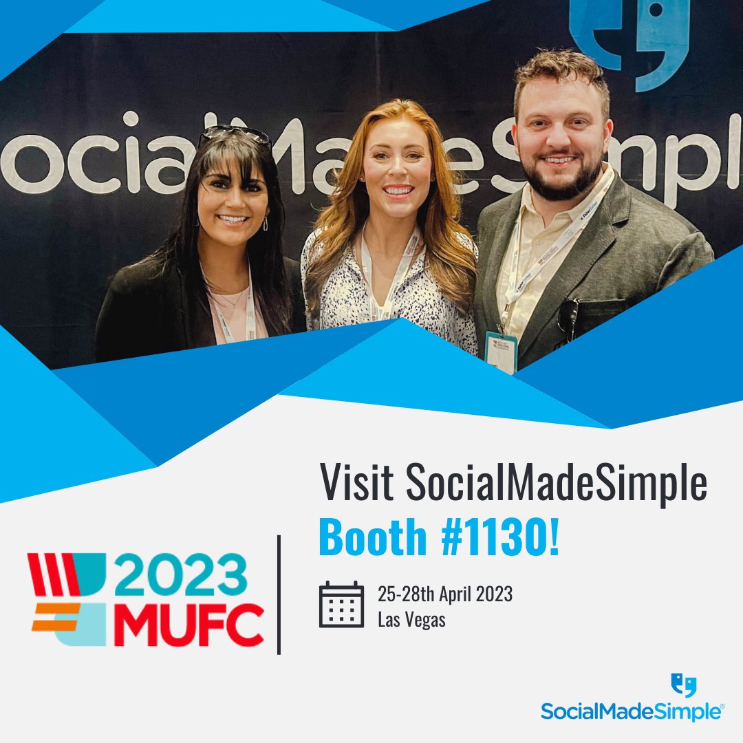 SocialMadeSimpl's tweet photo. If you're at the Multi-Unit Franchising Conference in Las Vegas, visit us at Booth #1130! We'd love to connect about our FREE 90-day pilot program: 😊
https:// https://t.co/MoKgWDZDuZ https://t.co/9GsEK0BnZ3