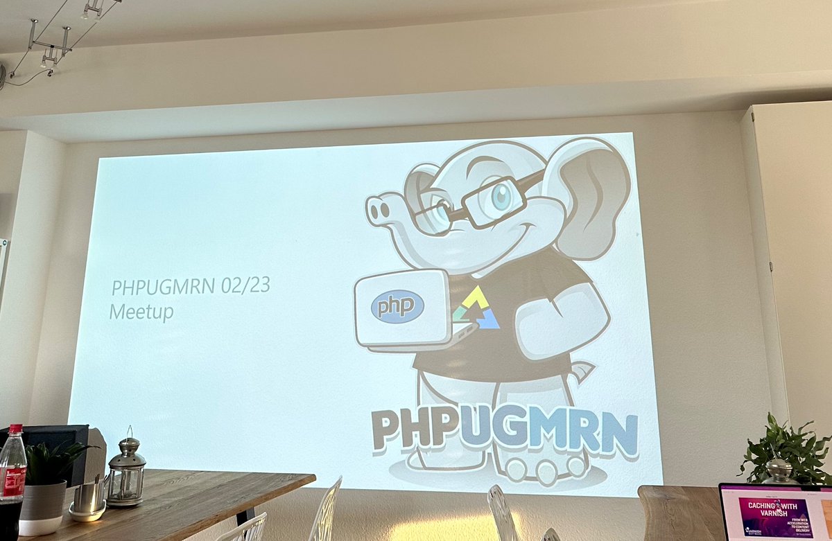 Finally back at #PHPUGMRN in the all-new <a href="/bitExpert/">@bitexpert@rheinneckar.social</a> office 🙂 #php