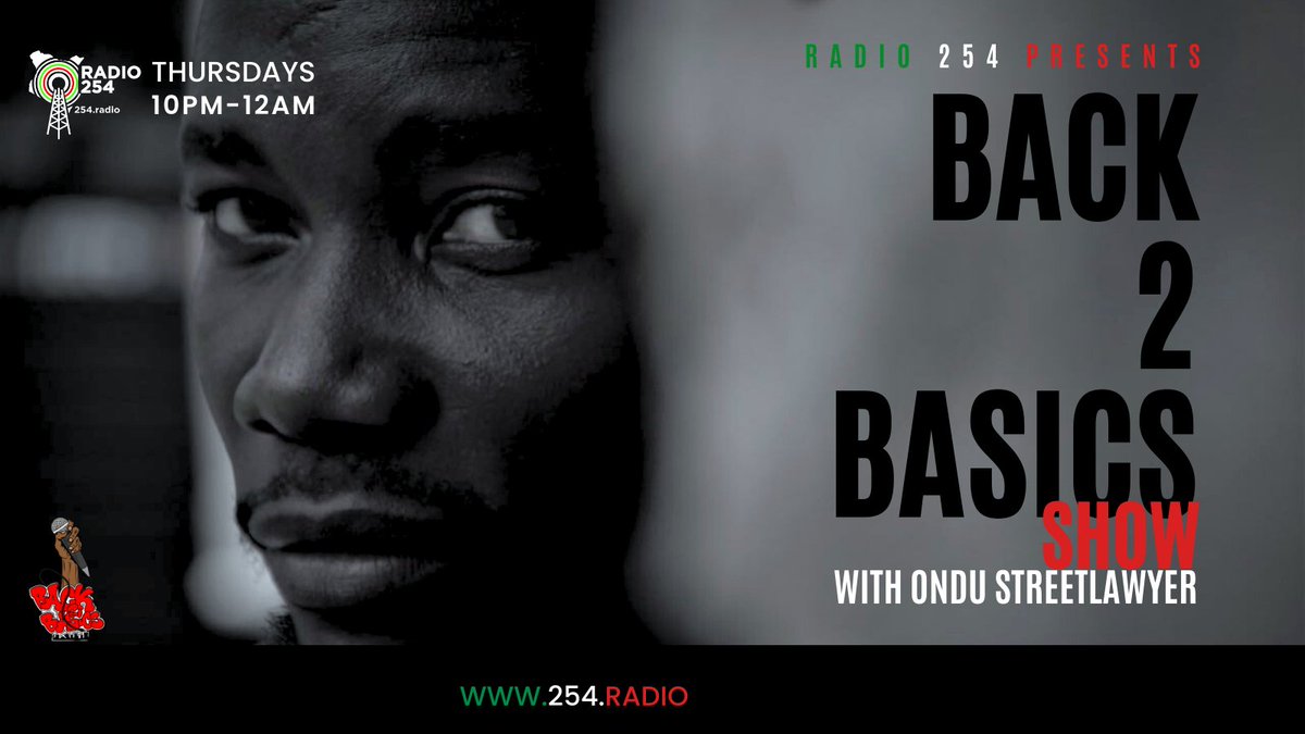 Radio254Online's tweet photo. Its official! Thursday Nights on https://t.co/nHzbMNaSgK will be dedicated to Kenya Hip Hop Music & Culture from 10pm to 12am as @ondustrtlawyer schools the world on everything Kenyan Hip Hop with #Back2Basics starting May 4, 2023. The only strict Kenyan Hip Hop show on KE radio. https://t.co/JjWhURXbPu