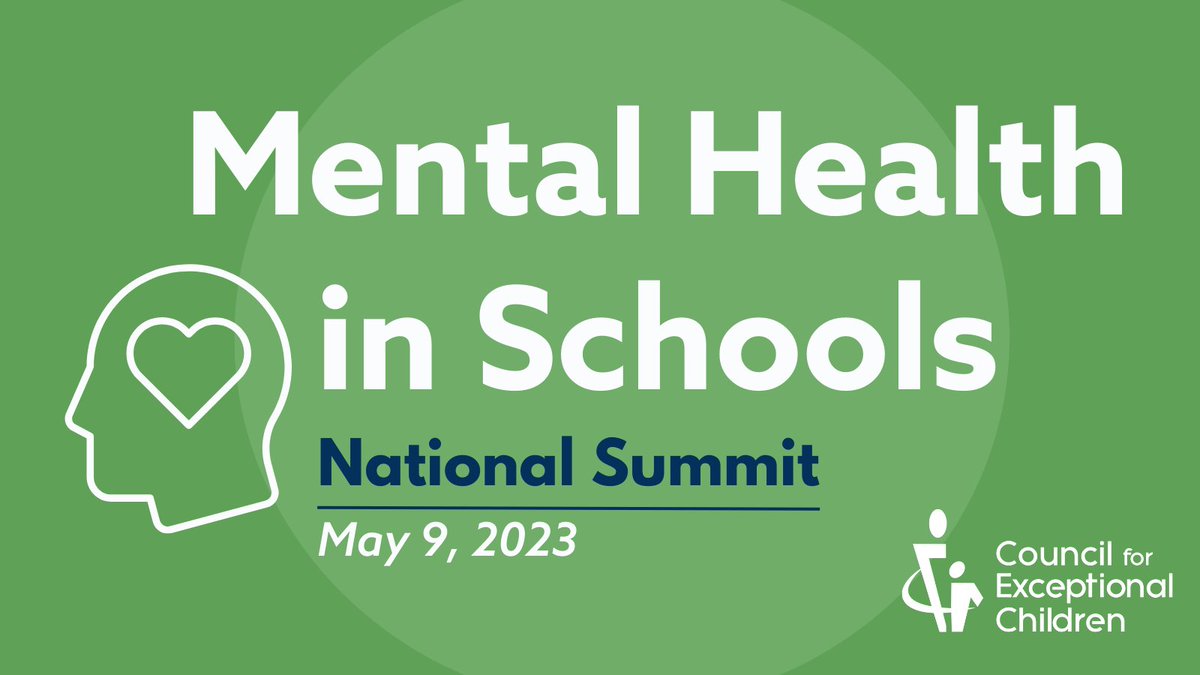 Mental health in schools is one of the biggest issues facing our country. We're hosting school-community, and research-based leaders this Monday to discuss, foster collaboration, and build momentum to give educators the tools and support they need - bit.ly/443HGeN