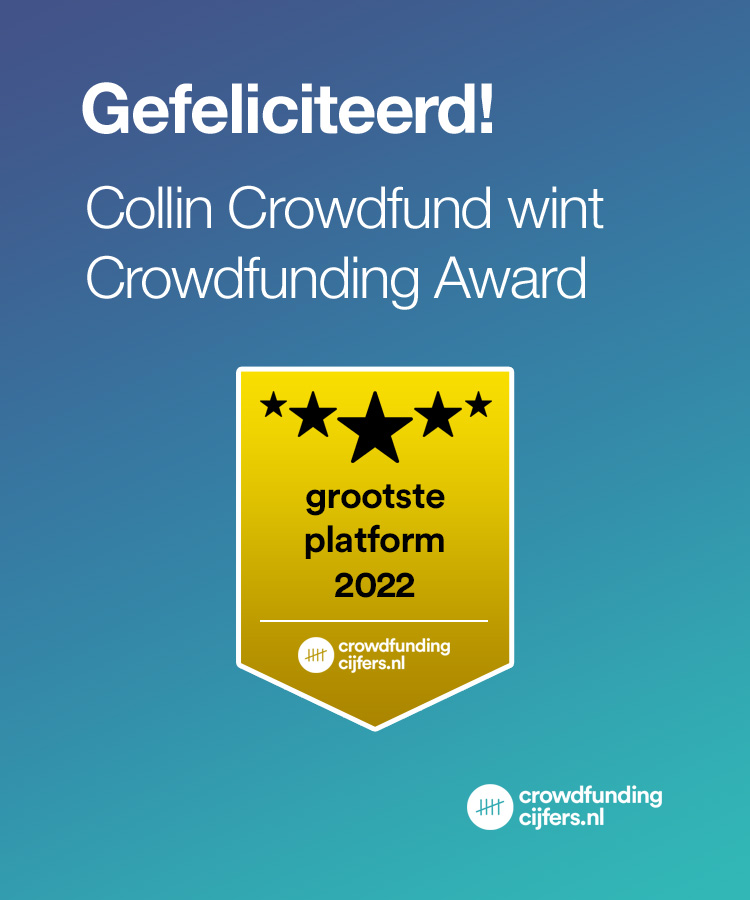 .<a href="/CollinCrowdfund/">Collin Crowdfund</a> is voor het 4e jaar op rij het grootste #crowdfunding platform in NL. Daarom wint Collin Crowdfund een Crowdfunding Award. Gefeliciteerd! Meer over de awards: crowdfundingcijfers.nl/crowdfunding-a…