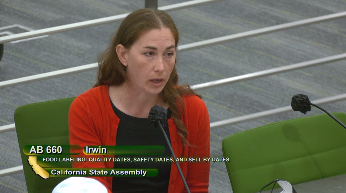My #AB660 has cleared the Assembly Agriculture & Health committees and is one step closer to providing a simple labelling process that mandates the use of standardized expiration date labels on food products. #CALeg #FightFoodWaste