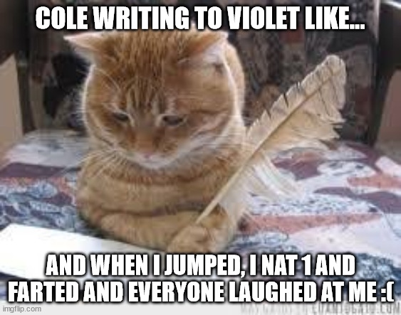 RadTheatre's tweet photo. It's okay, Cole. We all get confused sometimes when we hear the requirement is to "just don't nat 1." And between you and me, we need all the laughs we can get before this final leg of the arc kicks into high gear >:)

https://t.co/3A3vp6j3N3

⁠ https://t.co/YrklV48PnL