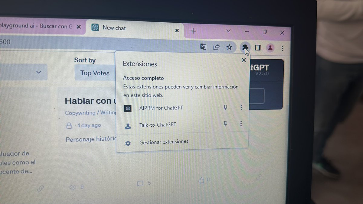 isalr8's tweet photo. #LiderandoMiCentroHaciaElFuturo #JornadaGlobalNET @GlobalNET_info
#EnClaveDeTIC  
 @CmRockbotic Conociendo un poco+ sobre GPT,la inteligencia artificial ha venido para quedarse… hay que conocerla,usarla y sacarle el máximo partido!Acabo como empecé…IA ha venido para quedarse☺️ https://t.co/76L9Qg3fUy