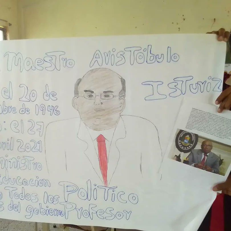 cra_zulia's tweet photo. #MisionRobinson del Municipio Mara rinde tributo al nuestro maestro Aristobulo Isturiz a dos años de su Siembra.
#LevantenElBloqeoYa 
@NicolasMaduro 
@_LaAvanzadora 
@Sociabolivarian 
@zonaeduzulia https://t.co/WmqkaY0soG