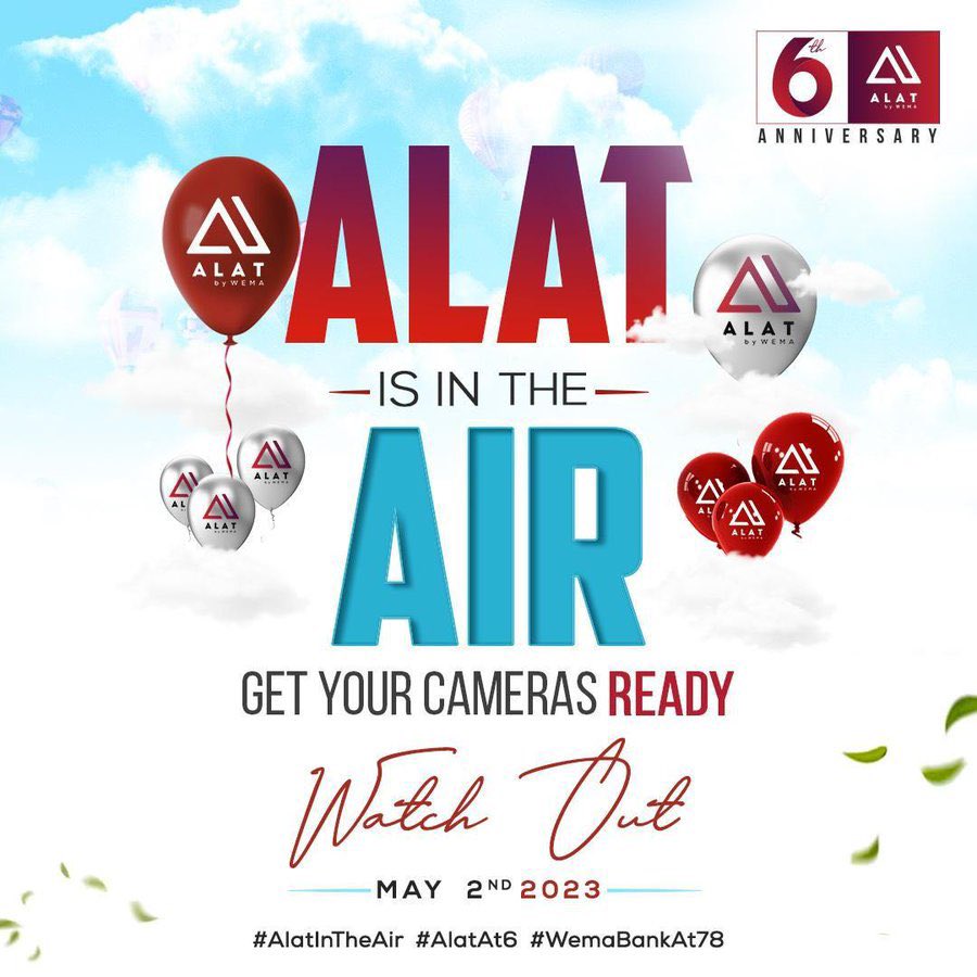 PluggedDaily_'s tweet photo. Something big is coming courtesy of @alat_ng don’t miss out. #ALATInTheAir
#ALATAt6 #WemaAt78 https://t.co/NGx5G3jZtF
