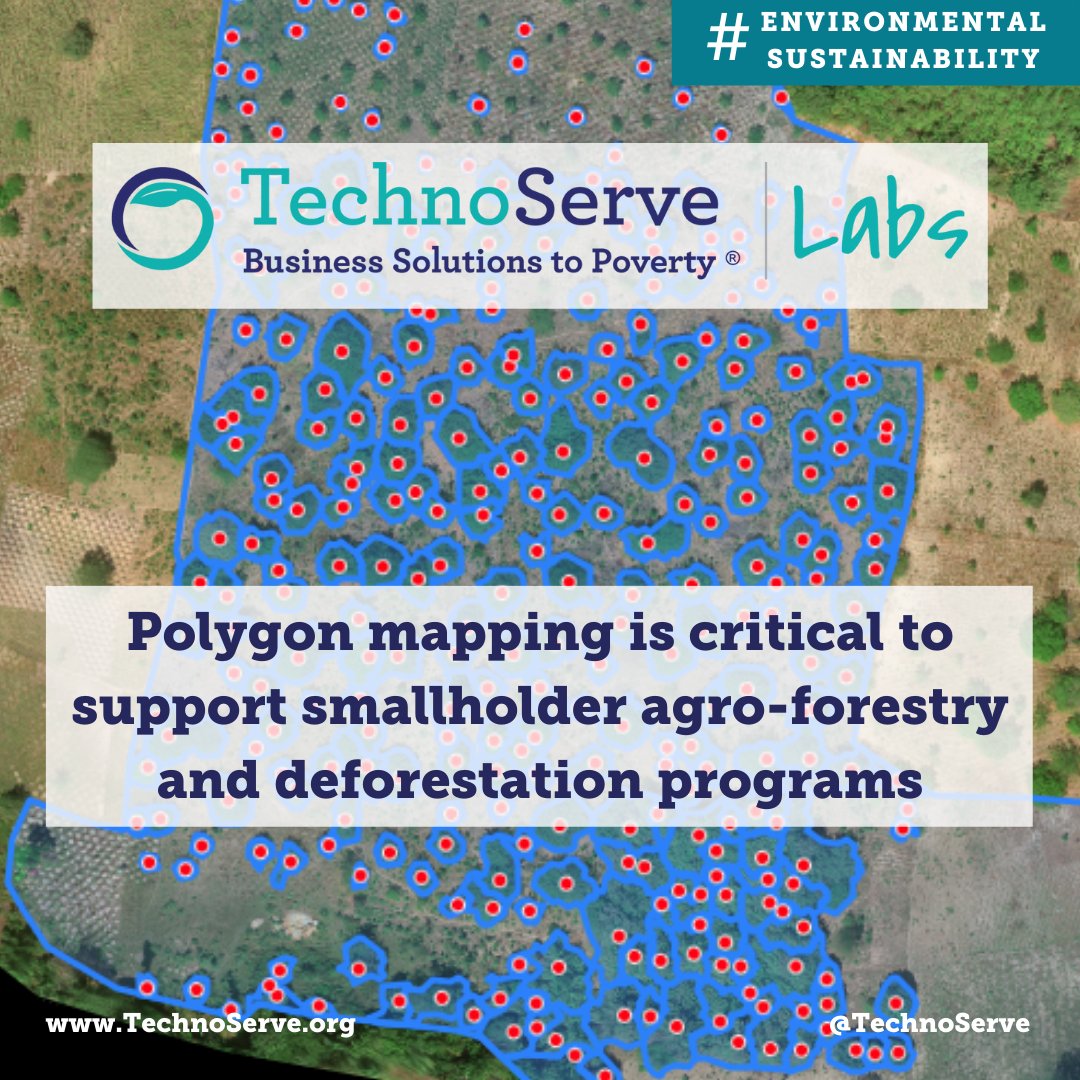 TechnoServe's tweet image. #PolygonMapping is quickly becoming a new best practice for #agronomy programs in developing countries. Creating detailed maps of farmland, it helps farmers &amp;amp; planners make more informed decisions.  bit.ly/3Ld3njV

#TechnoServe #TNS #EndPoverty #OnePersonAtATime #TNSLabs
