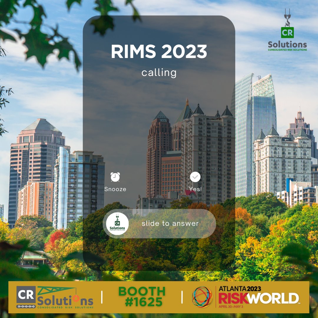 CRSWrapUps's tweet photo. Get ready for RIMS 2023 in Atlanta, GA! Register now at https://t.co/dFJU1ZSZmP to receive an EXTRA entry into our booth drawing to win exciting prizes. #RIMS2023 #insurancetracking #riskmanagement #wrapups #software #administration #giveaways #productdemos #meetourteam https://t.co/SWWO8wz18N