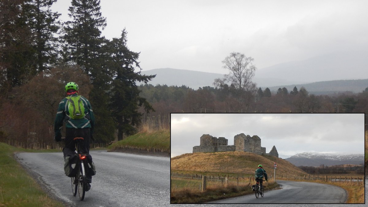 PeteCrane5's tweet photo. 'What a difference a day makes' .... tad #dreich in the #Cairngorms today for my #CycleFromHome https://t.co/yZgk1bTBfY