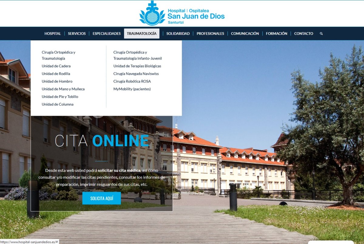 ¿Has visto ya la nueva web del Hospital? 🖥️👀

📂El nuevo diseño ofrece una navegación más sencilla e intuitiva y cuenta con más contenidos y mejor organizado 

Pronto también estará disponible la versión en euskera 🔜

🏥¡No dudes en visitar el sitio web! bit.ly/3oIzct7