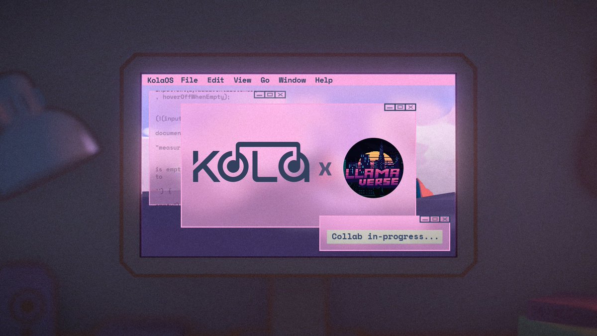 Llamaverse 🤝 Kola

We're giving away 2x WL for <a href="/0xKola/">KOLA</a> 

For a chance to win:
🟣Enter here: alphabot.app/kola-x-lv
🟣Follow <a href="/0xKola/">KOLA</a> &amp; <a href="/Llamaverse_/">Llamaverse</a> 
🟣Like &amp; RT
🟣Tag 3 friends 

⏰Ends in 48HRS

llamalabs.io/disclaimer