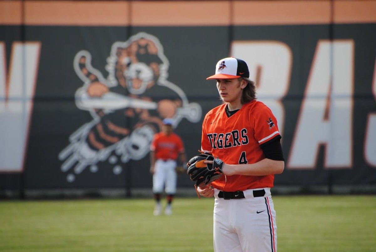 OhioSpikes's tweet photo. 17U @CMarshy24 has been dealing this season for @MTigerBaseball. The righty has a 0.67 era in 31 innings pitched, shutting down top area teams including Canton McKinley, Louisville and Akron Firestone. https://t.co/1EH9f9UpOF