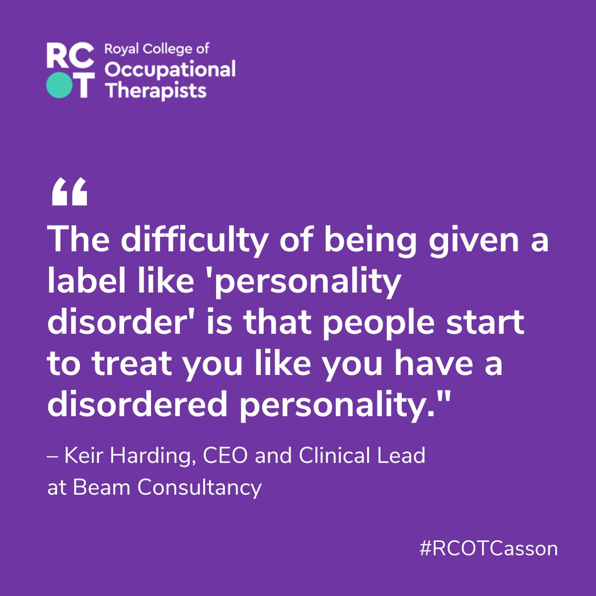 Royal College of Occupational Therapists tweet media