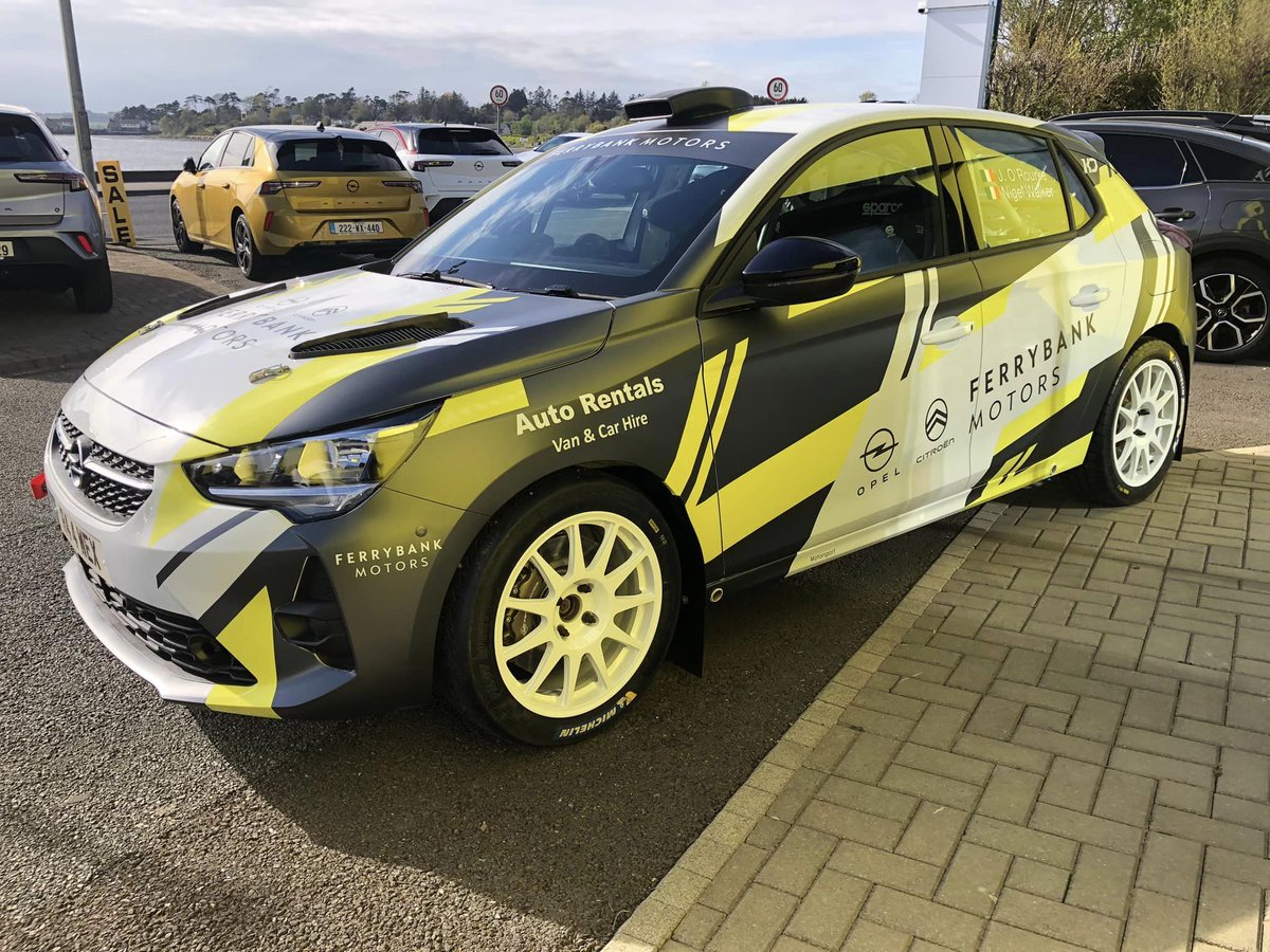 Opel Motorsport UK/Ireland is delighted to see the first Opel Rally4 make its way into Ireland, in the hands of John O'Rourke.

He will debut this stunning example at the <a href="/IrishTarmacTROA/">Irish Tarmac C'ship</a>  <a href="/RallyoftheLakes/">KDMC</a> this weekend, backed by <a href="/FerrybankMotors/">Ferrybank Motors</a>.
