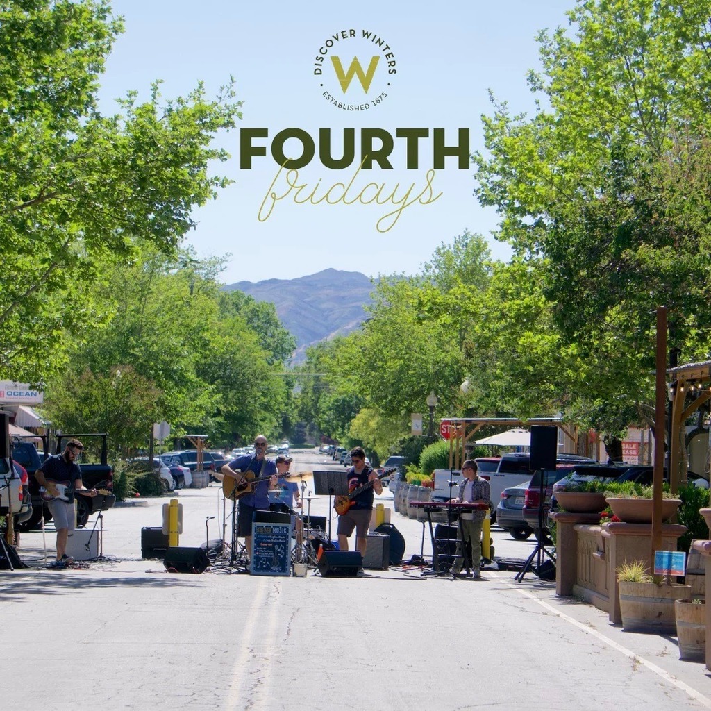 Get ready for an evening of good eats and live music at the Fourth Friday Festival! 

Head down to Downtown Winters (@discoverwintersca) this Friday, April 28, and enjoy delicious food from participating restaurants like Berryessa Gap, Buckhorn Steakhous… ift.tt/XjnNR3x