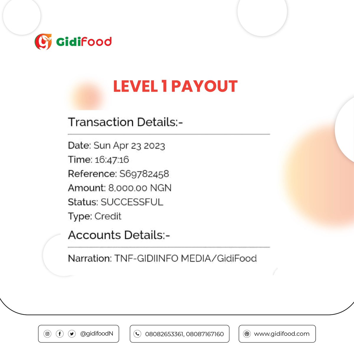 GidiFoodN's tweet photo. We’re committed to pleasing and fulfilling every promises to our esteemed customers. 

When we mean promises, not one of them will not be fulfilled. So don’t keep this mouth watering opportunities to your self. 

Tell a friend to inform another.  #GidiFood #Gidi #Food #Thursday https://t.co/swdYY2sZuV