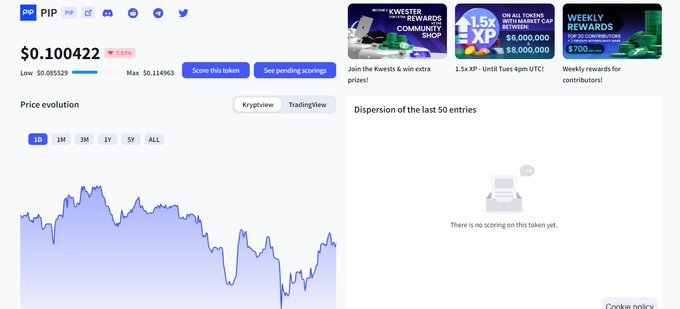 karthiksaira's tweet photo. Scored $PIP
@getpipcom

@umitkukul61

PIP is the payment layer of Web3 that provides innovative solutions for the growing ecosystem of crypto, with a focus on micropayments.    #kryptview

#lastscoreclaim https://t.co/bp1mcnqfk1