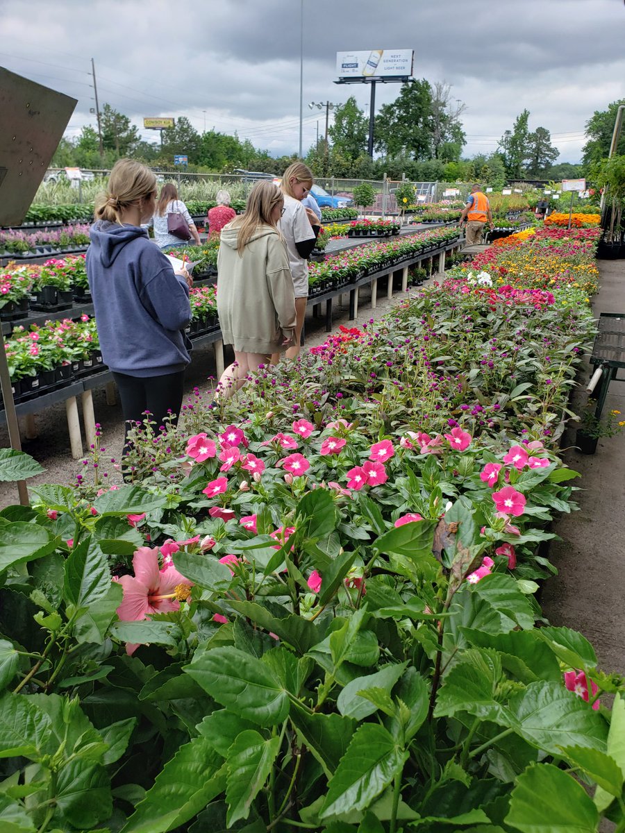 Our Nursery Landscape team getting in  some practice identifying plants before the state contest tomorrow. <a href="/BHSElks/">Burleson High School</a> <a href="/burleson_cte/">Burleson ISD CTE</a>
