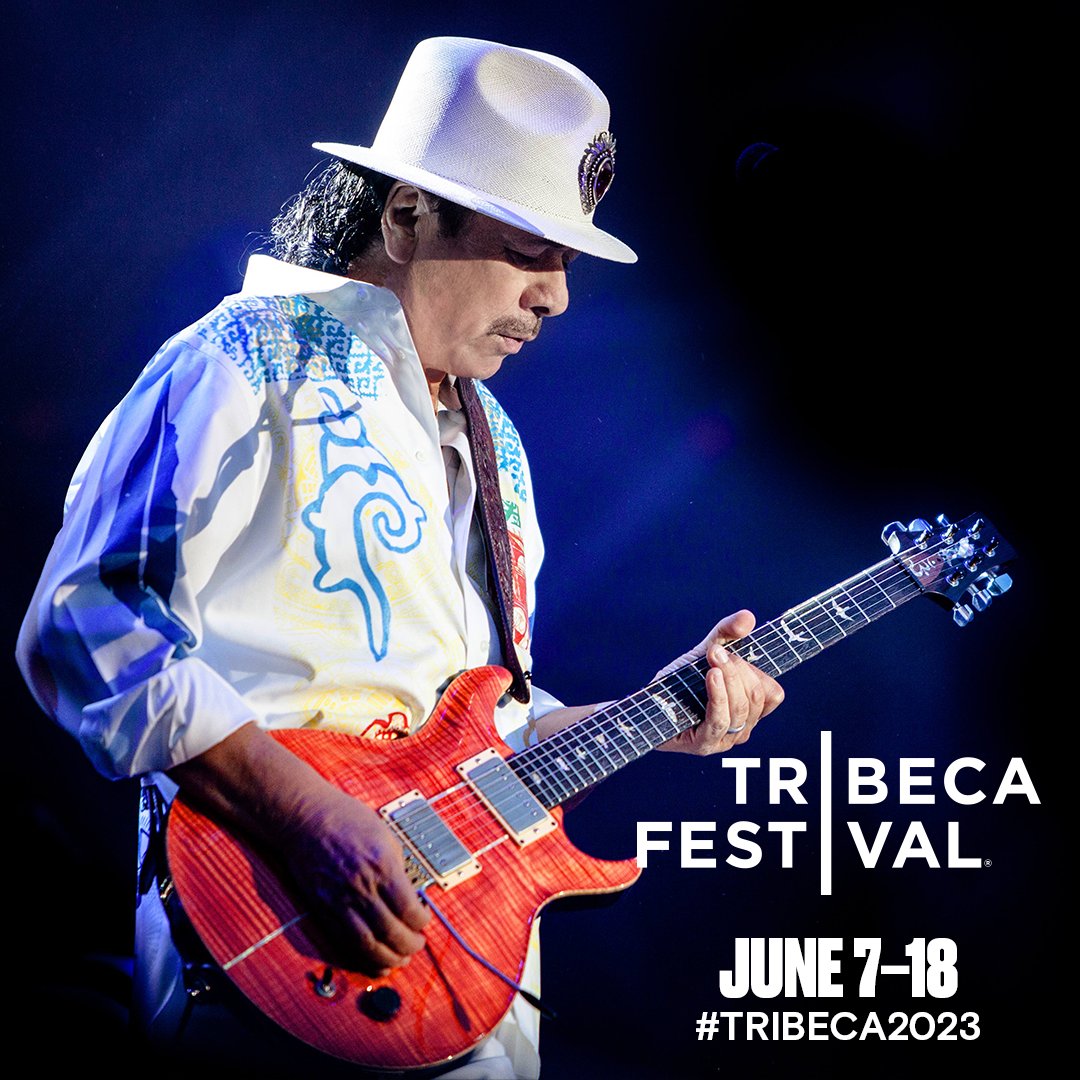 SantanaCarlos's tweet photo. We’re excited to announce that "Carlos" will be included as an official selection of #Tribeca2023! 📷    The film will premiere at the Beacon Theatre on June 17th. Tickets go on sale 5/2 at https://t.co/P02504X5lX. See you there! @tribeca https://t.co/1aAm6X6zn4