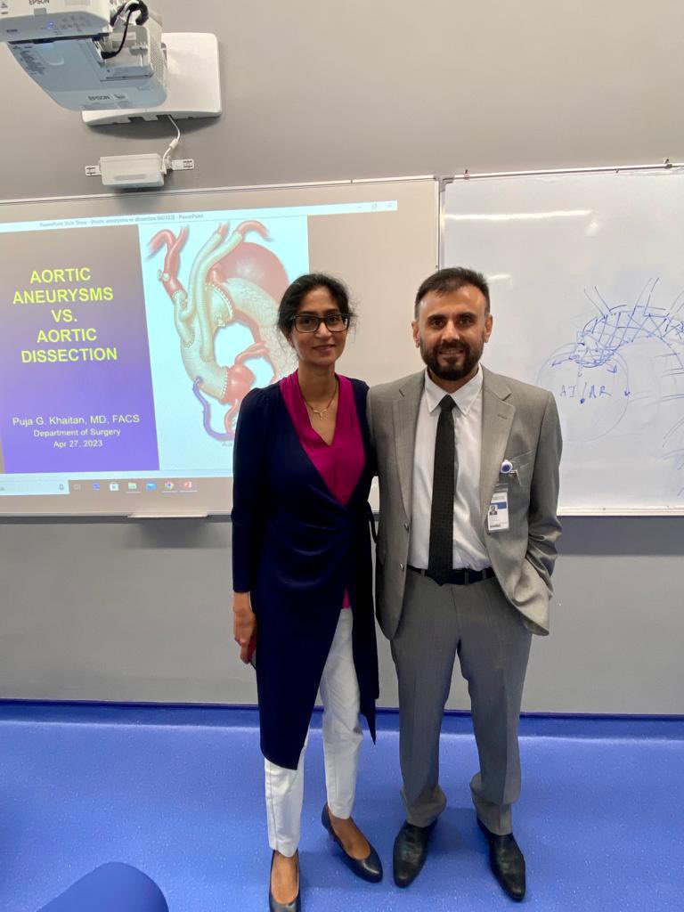 Thank you Dr. Masood for the opportunity to give a lecture to the  MS2s at Khalifa University today. Truly an exhilarating experience! What a bright group of students - eager to learn and excited to pursue a career in medicine. <a href="/SSMCAbuDhabi/">Sheikh Shakhbout Medical City</a> <a href="/KhalifaUni/">جامعة خليفة للعلوم والتكنولوجيا</a> <a href="/MayoClinic/">Mayo Clinic</a>