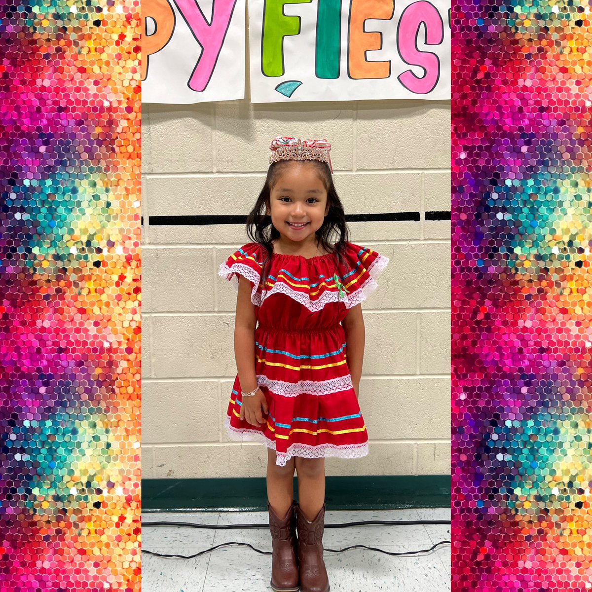 Let’s give a shout out to our HPE FIESTA QUEEN 2023! We love you Melina!!! ❤️🎉🤍 #vivafiesta @the_real_adam2