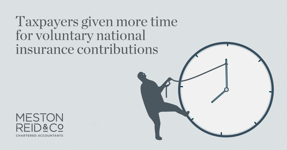 MestonReid's tweet photo. The government has extended the voluntary national insurance deadline to give taxpayers more time to fill gaps in their contributions and boost their state pensions.
Read about the new deadline and more in our article  https://t.co/WbeTJPmSgw      
#taxpayers #HMRC #NIC https://t.co/PPofLyi1J4