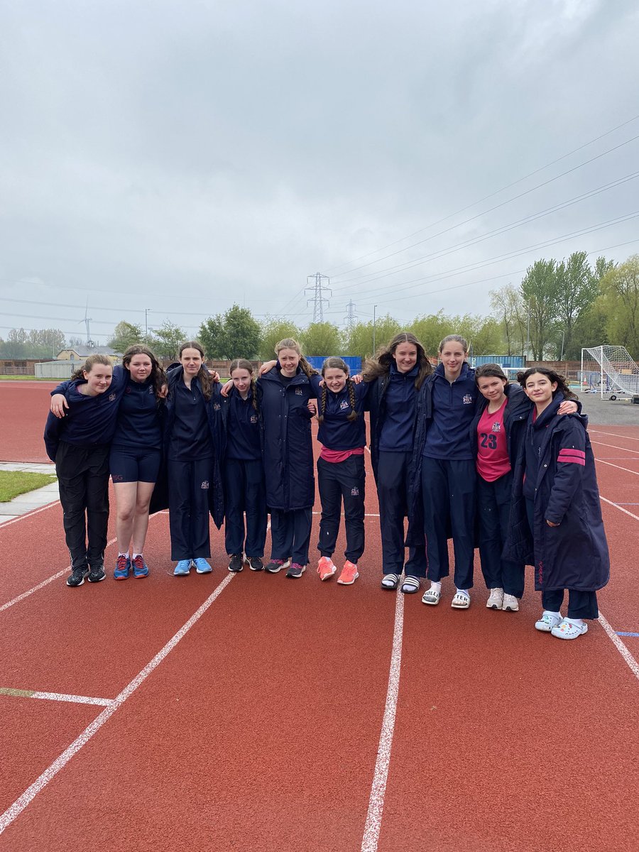 A brilliant day at the District athletics championships with wins in 9 events! #gopink