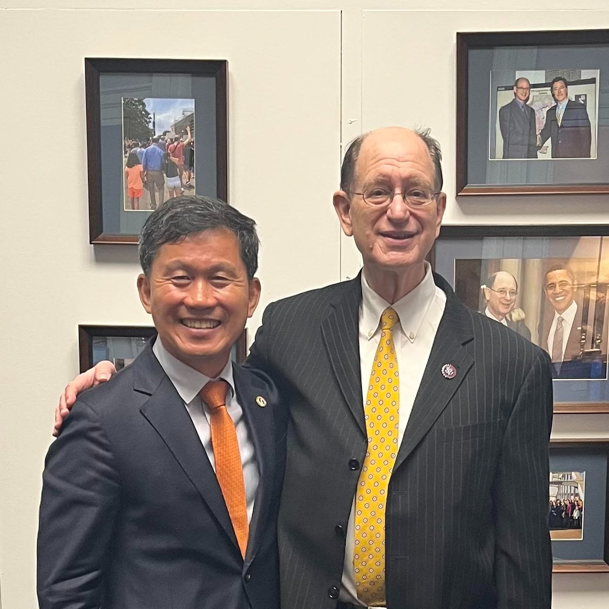 BradSherman's tweet photo. I've worked closely w/Korean American Public Action Committee #KAPAC &amp; its leader @CaseyK_Choi to promote peace on the #Korean Peninsula, reunions for Korean families &amp; strong US-#ROK relations. President Yoon's visit &amp; address reinforces the importance of these priorities. (2/2) https://t.co/7IYLNfHiQC
