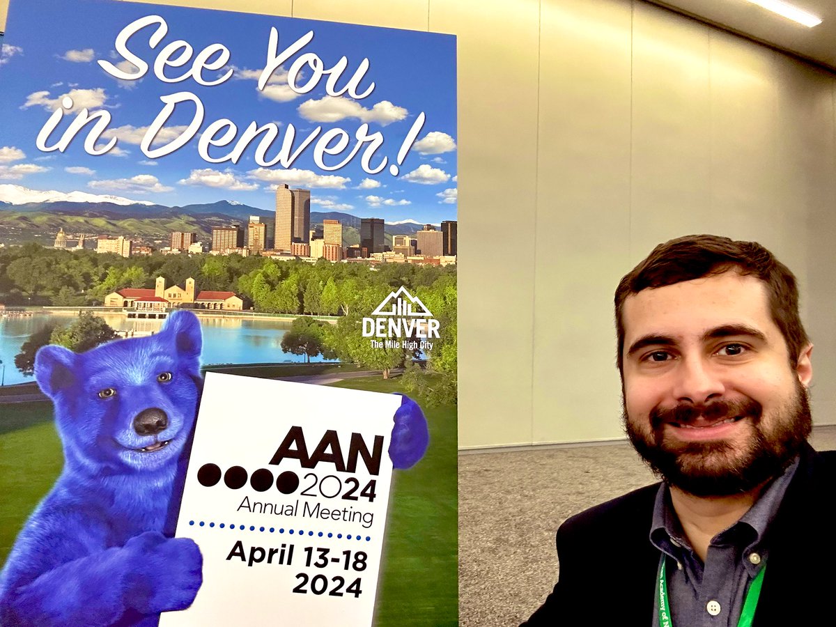 Farewell to Boston #AANAM 2023! Thank you all for a fantastic meeting! I already can’t wait to welcome you all to my home in Denver in 2024!! The Big Blue Bear and I are excited to show @AANmember and thousands of neurologists all that the Mile High has to offer!