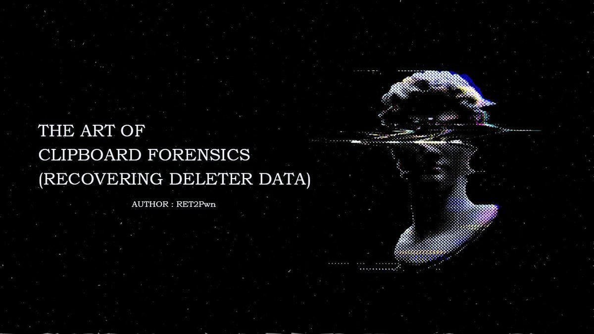 NEW BLOG POST!!📢🔥
In this blog post, I have shared my notes from my exploration of the clipboard, including my attempts to dump the clipboard history even if it has been deleted. At the end, I wrote a CME module.
xret2pwn.github.io/The-Art-of-Cli…
Peace out! ✌

#cybersecurity  #redteam