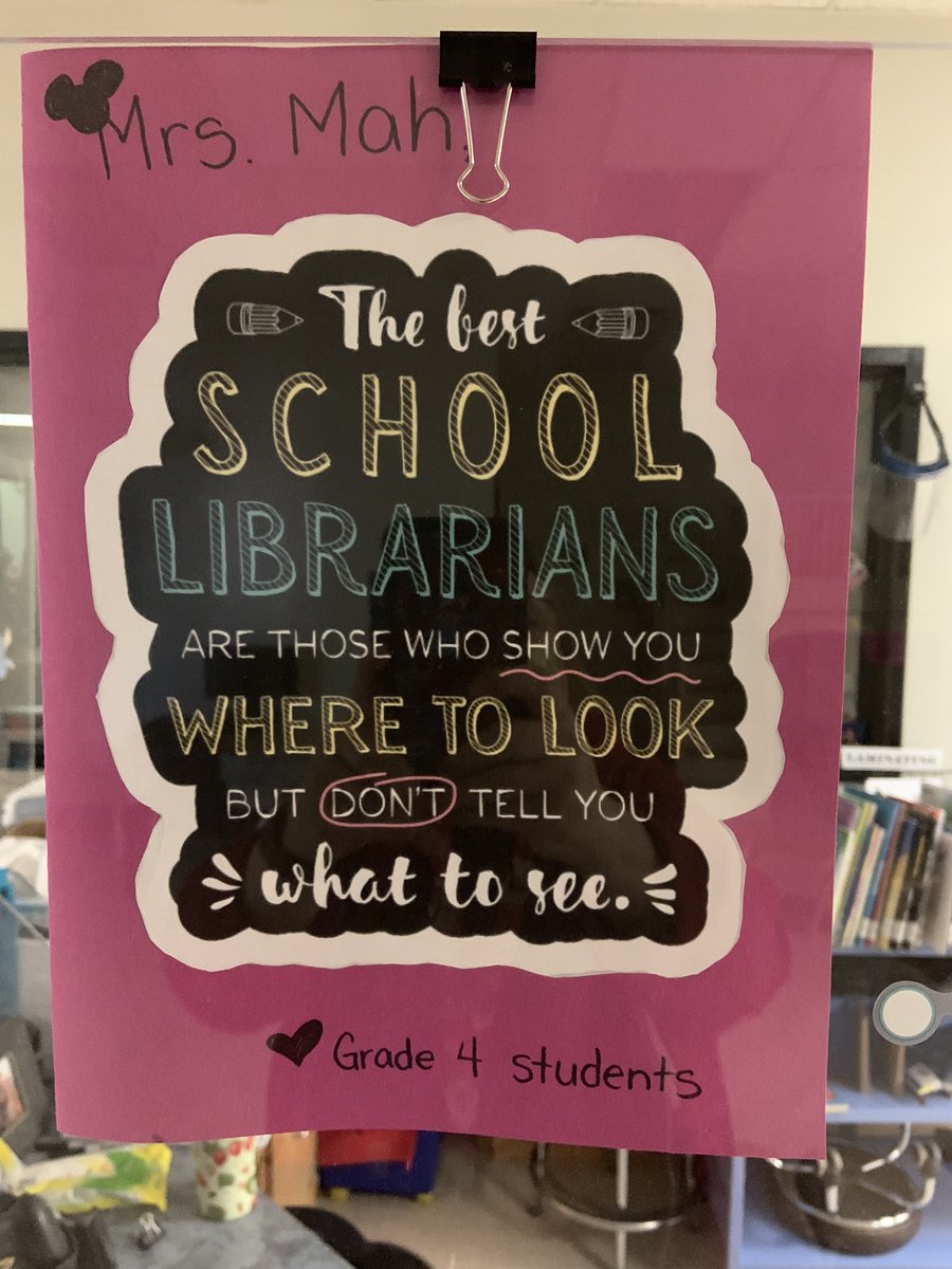 Thank you to Ms. Garrah and Ms. Dhillons Grade 4’s for the great card for Support Staff Appreciation!  Very thoughtful ❤️<a href="/DHSDhillon/">Avieneet Dhillon</a> <a href="/DHSGarrah/">DHSGarrah</a>