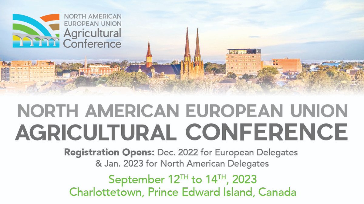 CFAFCA's tweet image. For those within the CDN AG world, we hope to see you in #PEI this Sept. to attend the #NAEU2023 Conference. CFA is honoured to be hosting this prestigious international AG Conference. Early Bird registration ends on May 1st - naeu2023.ca #cdnag