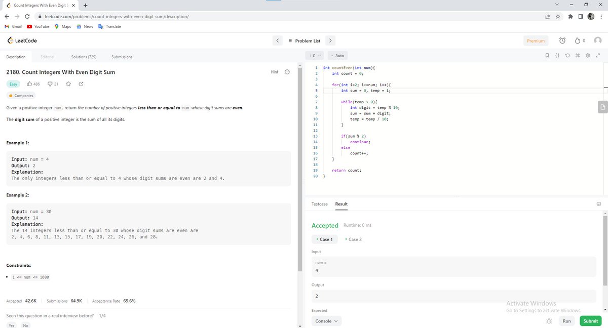 iakashbarman's tweet photo. Hello Folks,
I have completed #Day23 of #25DaysofCode with @scaler_official

Ques: Count Integers With Even Digit Sum
My Code: https://t.co/3PnxozmKIh

Scaler discord link: https://t.co/GgtlbVnUAh
Partner: @protyushastwt

#scalerdiscord #codewithscaler #scaleracademy #scaler30doc https://t.co/IQX30aC5DE