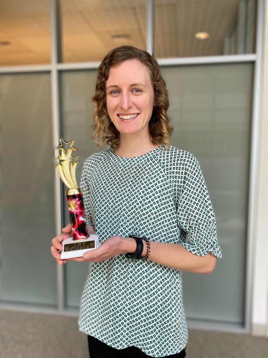 Congratulations Kali for winning the 3 min Thesis Competition!