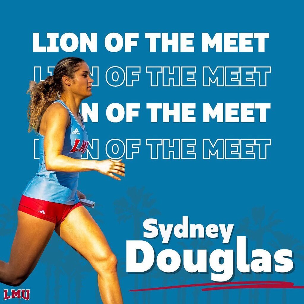 Congrats to our Lion of the Meet from the UCR Chris Rinne Twilight, <a href="/sydney_douglas/">Sydney Douglas</a> ‼️⭐️

“She stepped up and set a school record in her first track season. She is a calming presence on race day and fun to be around”

“She PR’d in the 200m and ran a grea… instagr.am/p/CrjZzerPI7c/