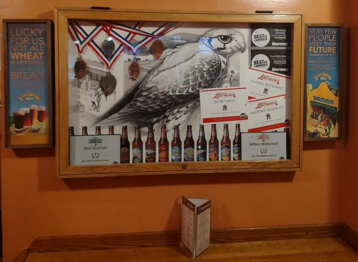 BeerSnobSean's tweet photo. First time visit to @FreeStateBeer in Lawrence, KS. Looking to visit a few places today so only time for 1 pour. Their helles Bock (a lager, who would have thought) was very good. Prompt and friendly service. Outside seating available too. All pints were $6! #KansasBeer https://t.co/uIThDnbgIT
