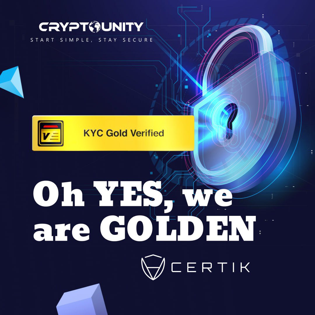 This is the moment  we've dreamed of ever since we started! 🤩

Looking back, we're proud to have received CertiK's “blessing”. 💫 Our goal at the time was to be audited by Certik, but we took it one step further! Not only did you complete the audit but we received their KYC