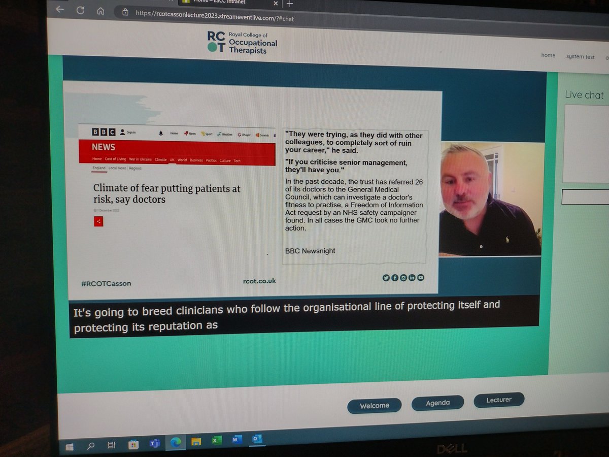 nickysarahlow1's tweet photo. #RCOTCasson toxic environments institutionalized in high risk services ...resulting in compliant staff &amp; turning a blind eye ....we've been here before #winterbourneview #midstaffs
#francisinquiry https://t.co/EsCDLCy30A