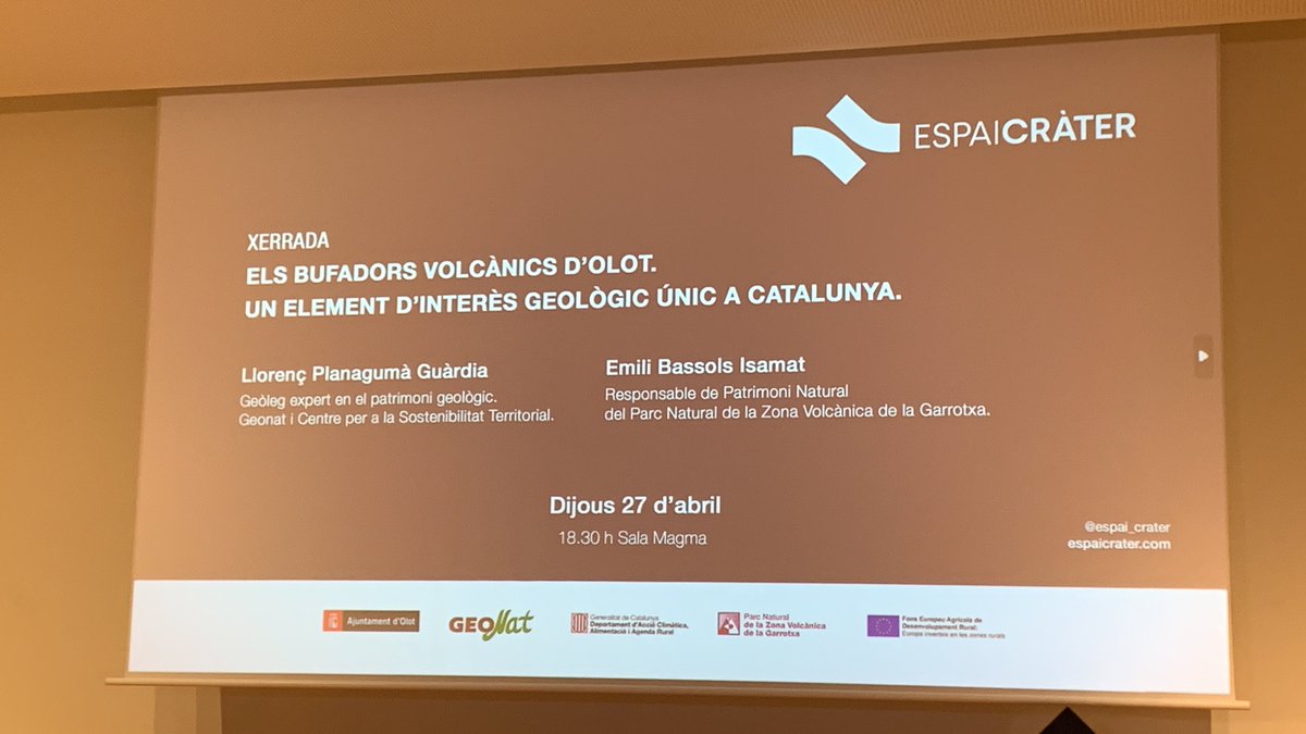 mrbeyondable's tweet photo. Fantastica feina i molt bona divulgació.
@olloren #volcans #bufadors
@XeviCollell @espai_crater
@Olotuit https://t.co/aHeND3a7bA