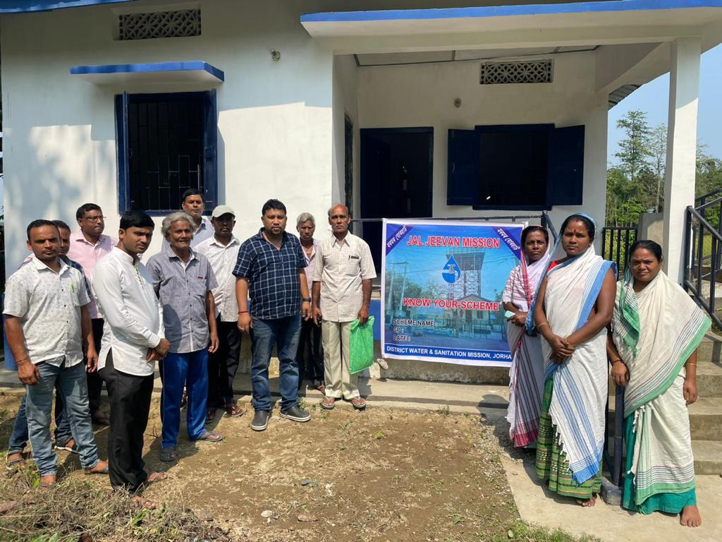 JJM_Assam's tweet image. #KnowYourScheme activity was carried out at Ghorachowa Pathar &amp;amp; Pathalial PWSS Under Jorhat Division.
#jjmassam #JalJeevanMission #HarGharJal #assam