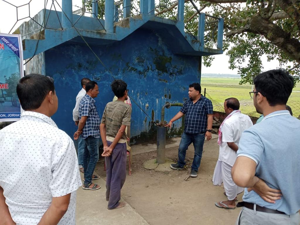 JJM_Assam's tweet image. #KnowYourScheme activity was carried out at Ghorachowa Pathar &amp;amp; Pathalial PWSS Under Jorhat Division.
#jjmassam #JalJeevanMission #HarGharJal #assam