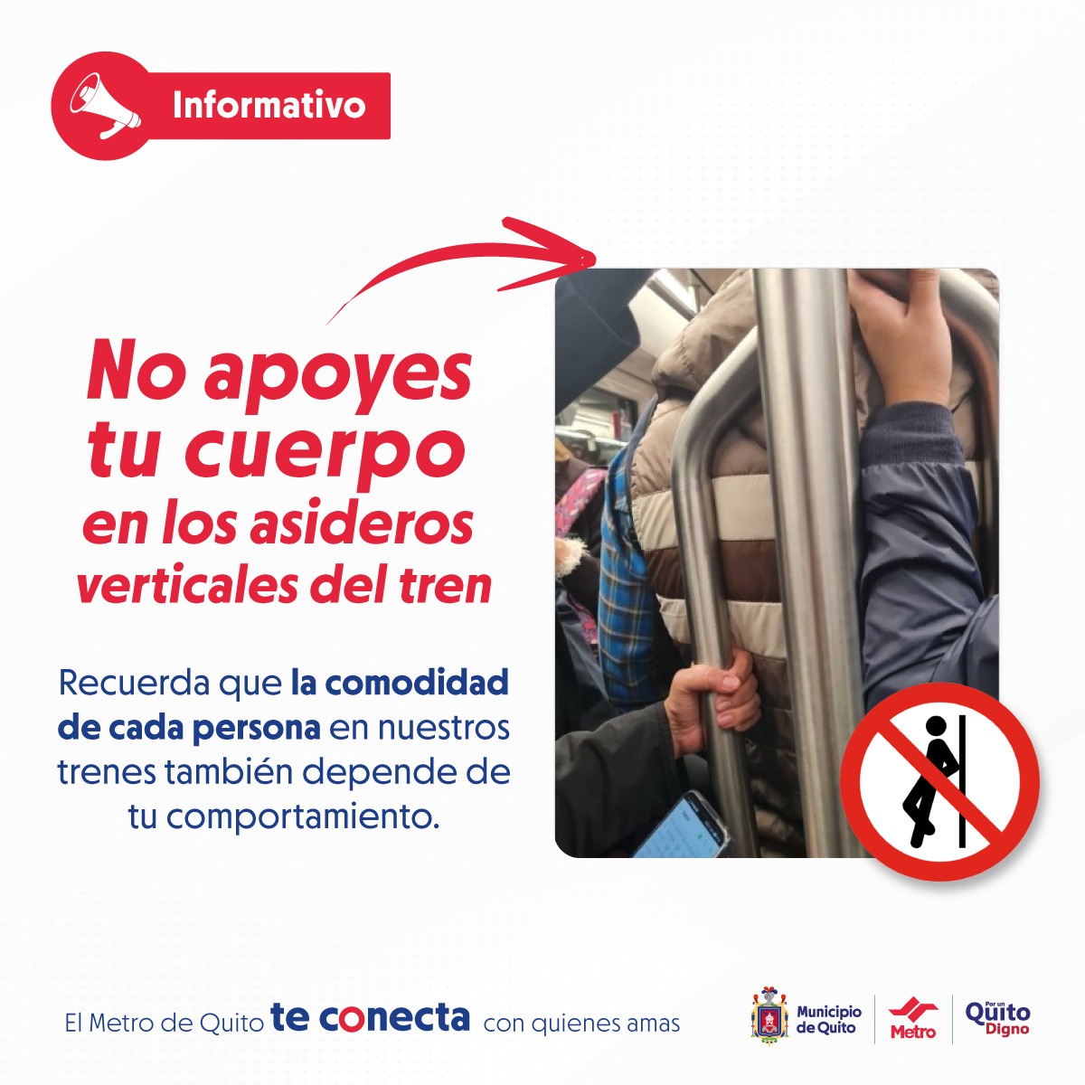 MetrodeQuito's tweet photo. 🔵 #MetroContigo | Toma en cuenta la siguiente información para tus viajes. https://t.co/8ifq1xnUFl