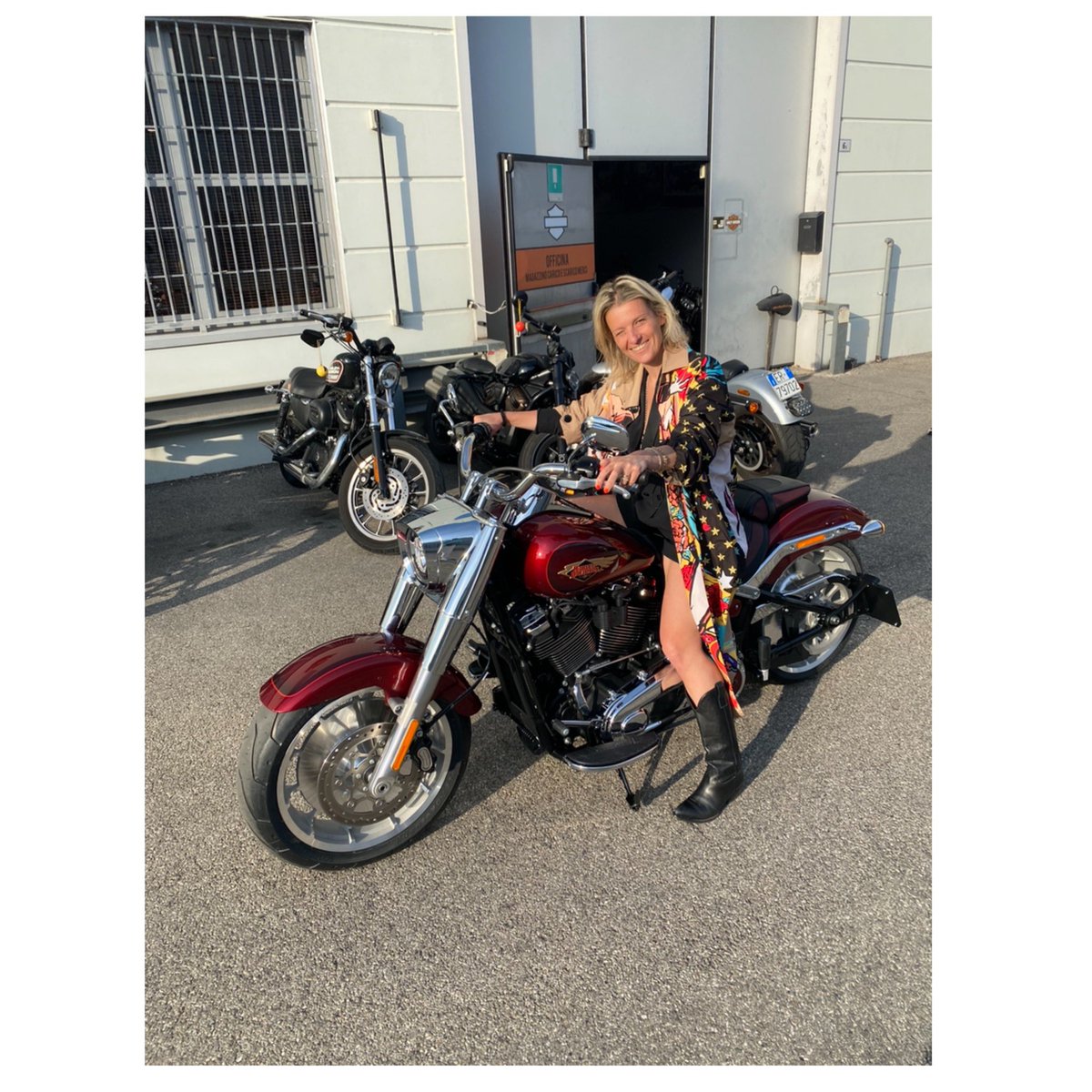 Ops è’ arrivata  “120 anni e non sentirli “🏍️💪🏻😎 #harleydavidson <a href="/loreLGS/">lorenza guerra</a>