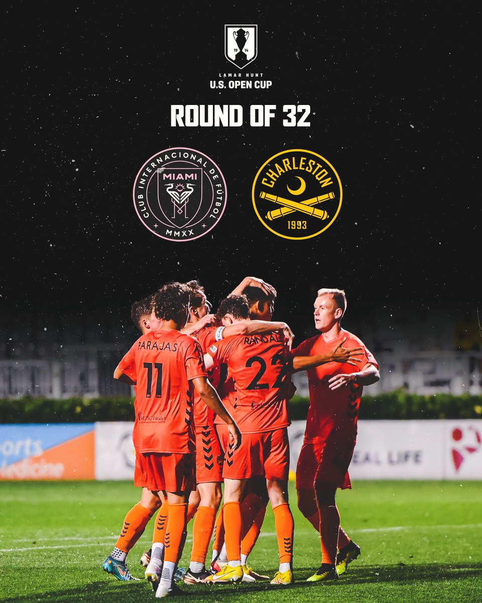 Charleston Battery (@chas_battery) on Twitter photo ๐๐จ๐ฎ๐ญ๐ก ๐๐๐ซ๐จ๐ฅ๐ข๐ง๐ ๐ฏ๐ฌ. ๐๐จ๐ฎ๐ญ๐ก ๐
๐ฅ๐จ๐ซ๐ข๐๐ โ๏ธ
We're heading down I-95 to take on <a href="/InterMiamiCF/">Inter Miami CF</a> in the <a href="/opencup/">U.S. Open Cup</a> Round of 32!
#CB93 | #USOC2023 ๐๐จ๐ฎ๐ญ๐ก ๐๐๐ซ๐จ๐ฅ๐ข๐ง๐ ๐ฏ๐ฌ. ๐๐จ๐ฎ๐ญ๐ก ๐
๐ฅ๐จ๐ซ๐ข๐๐ โ๏ธ
We're heading down I-95 to take on <a href="/InterMiamiCF/">Inter Miami CF</a> in the <a href="/opencup/">U.S. Open Cup</a> Round of 32!
#CB93 | #USOC2023