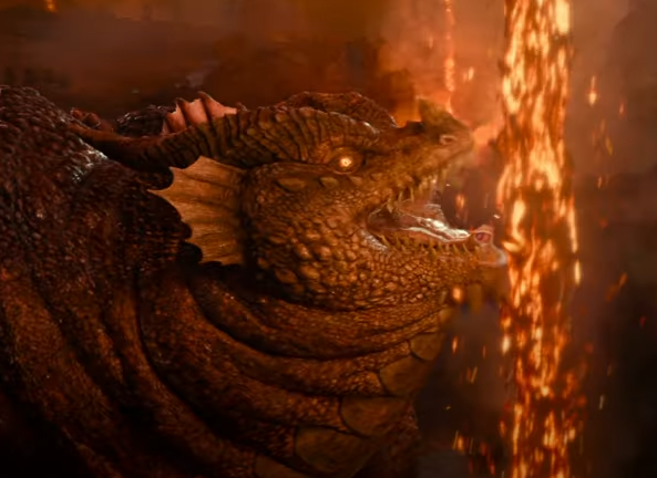 LadykillerRocks's tweet photo. We all saw the adorable red dragon in Honor Among Thieves, but only one out of the three showing we viewed played a short CGI opening sequence featuring a black dragon behind the screen before the film. We are curious, did you see the black dragon? If you did comment 🐉
#dnd https://t.co/1yqJY0Tmz9