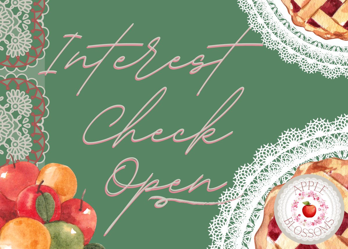 🍎🤍 Don’t forget to fill out our Interest Check 🤍🍎

Have any questions? You can reach us through our CC, found in our bio!