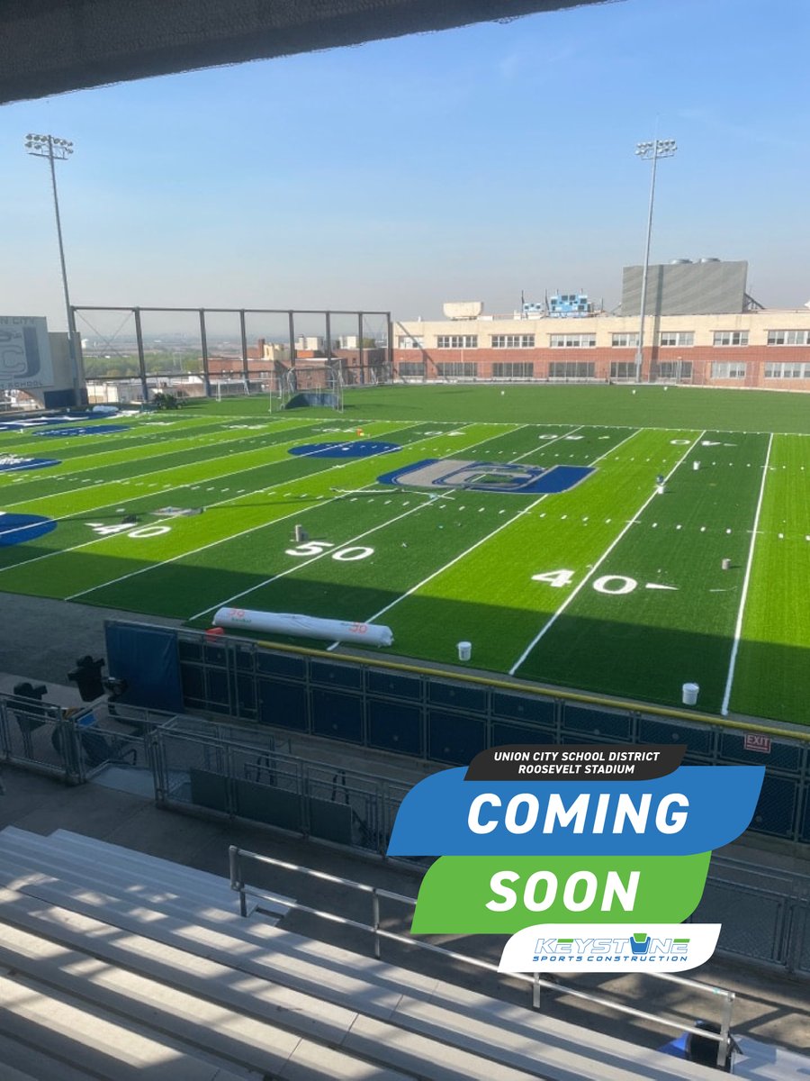 We're thrilled to give you a sneak peek of the progress made at Union City School District's Roosevelt Stadium! 🏟️ Our team has been working hard to make this project a reality and we can't wait to see the final outcome. #UCSD #RooseveltStadium #BuildingProgress #StayTuned